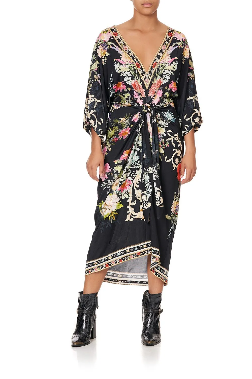 JERSEY TWIST SLEEVE DRESS HAMPTON HIVE sold by Camilla