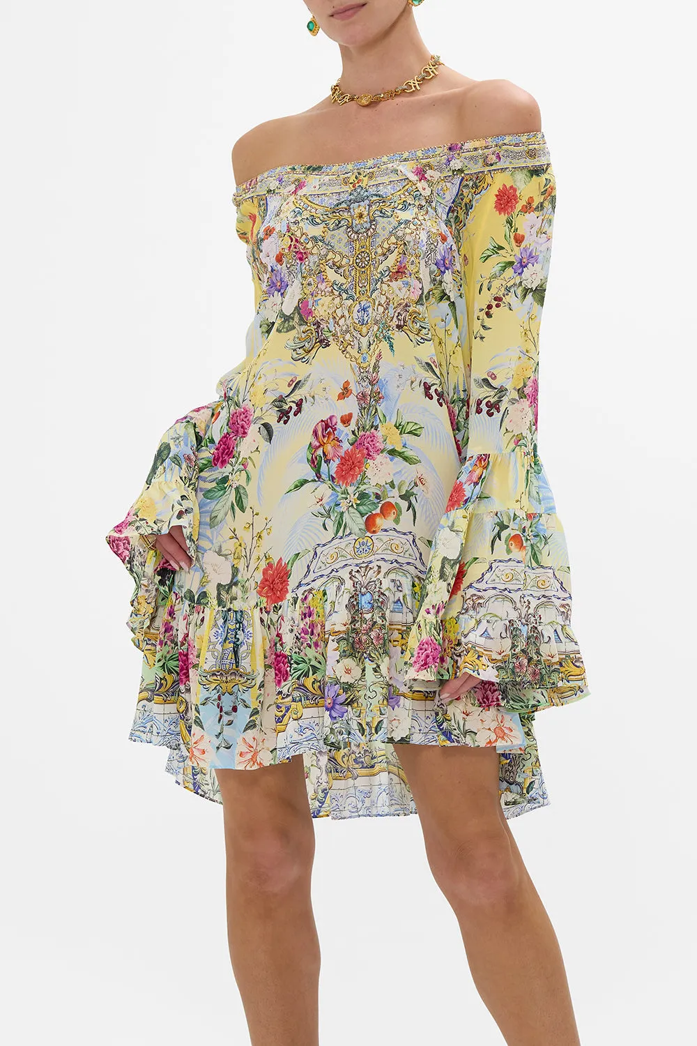 A LINE FRILL DRESS FLOR FANTÁSTICA sold by Camilla product image thumbnail 5