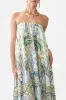 STRAPLESS MAXI WITH RUFFLE HEM JARDIM PARTY sold by Camilla