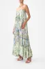 STRAPLESS MAXI WITH RUFFLE HEM JARDIM PARTY sold by Camilla