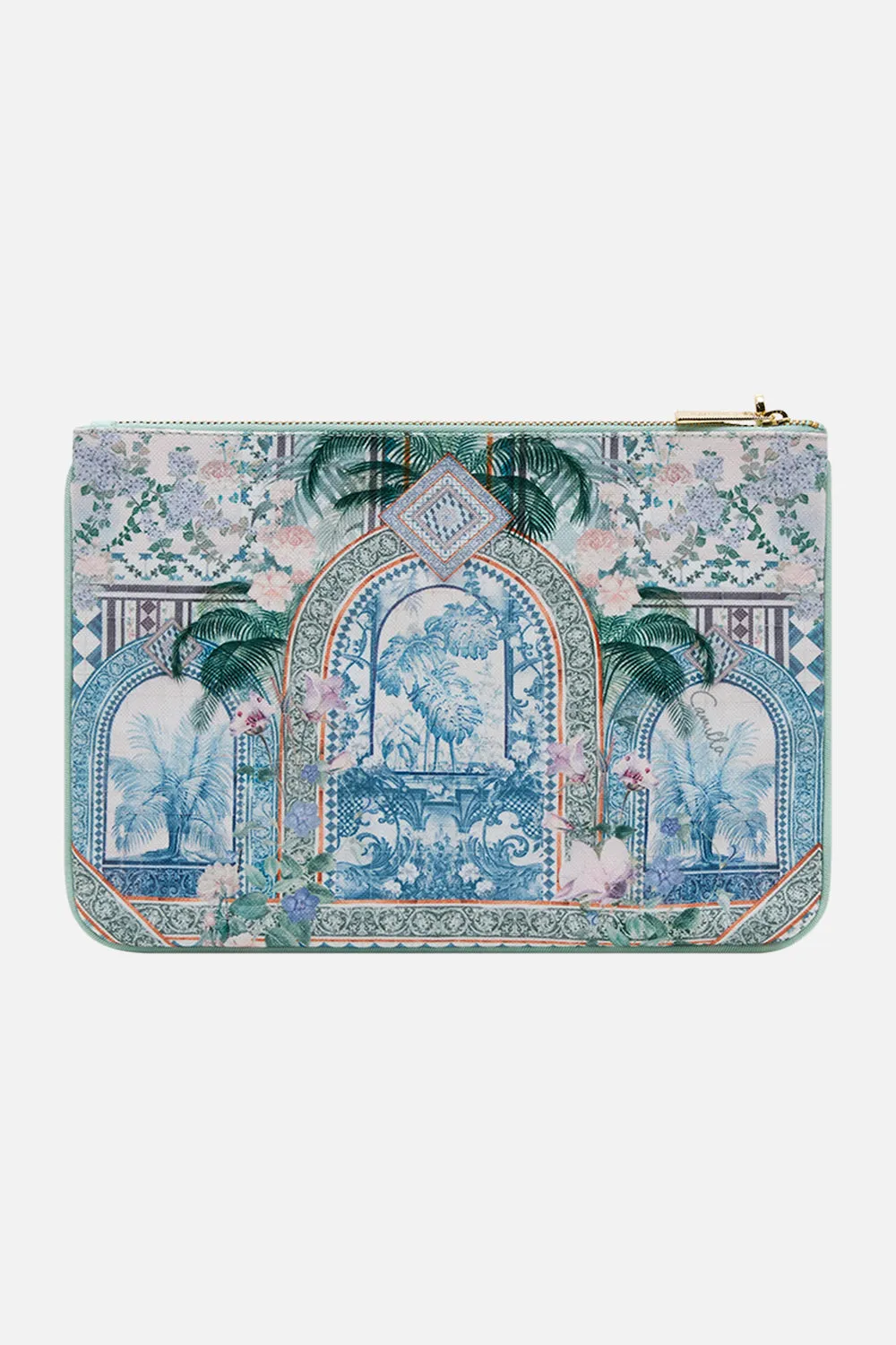 SMALL CANVAS CLUTCH JARDIM PARTY sold by Camilla product image thumbnail 3