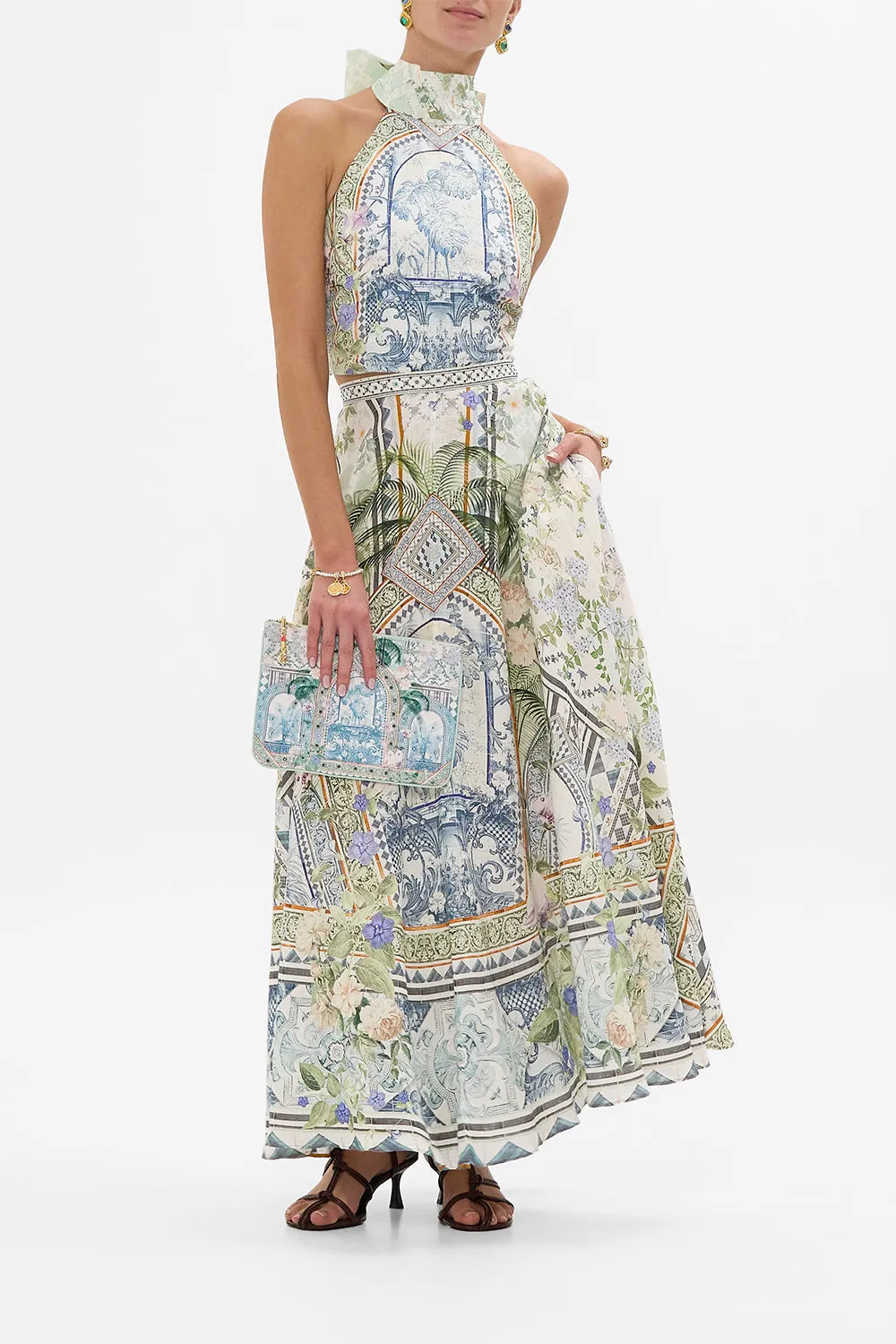 SMALL CANVAS CLUTCH JARDIM PARTY sold by Camilla product image thumbnail 4