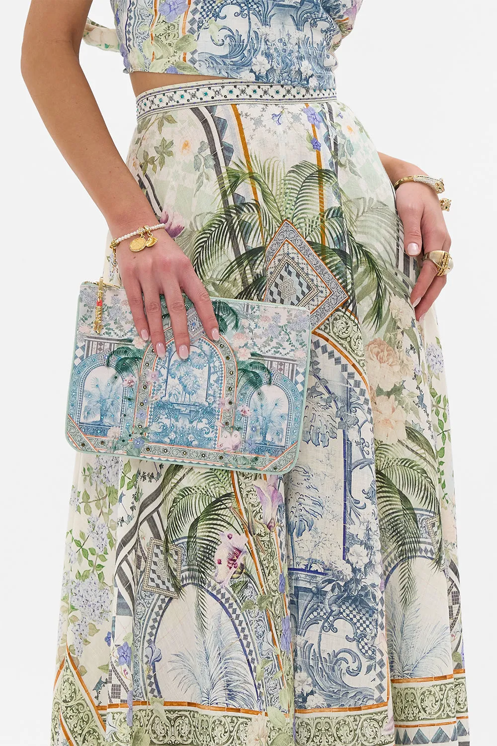 SMALL CANVAS CLUTCH JARDIM PARTY sold by Camilla product image thumbnail 5