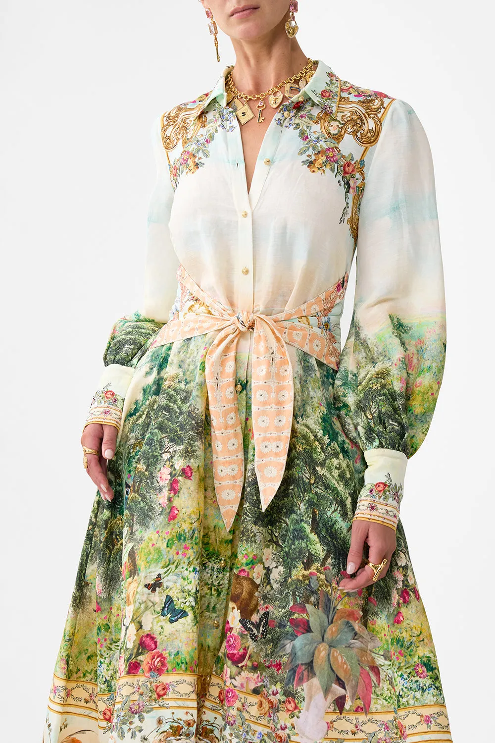 WAIST TIE SHIRT DRESS ARCHES OF AMOR sold by Camilla product image thumbnail 5