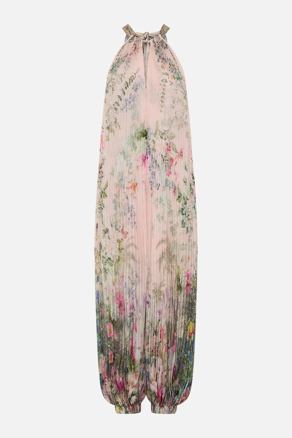 PLISSE JUMPSUIT WITH NECK TIE PALACIO PLAYGROUND sold by Camilla product image thumbnail 3