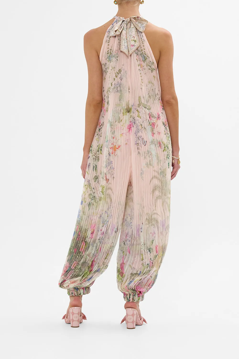 PLISSE JUMPSUIT WITH NECK TIE PALACIO PLAYGROUND sold by Camilla product image thumbnail 2