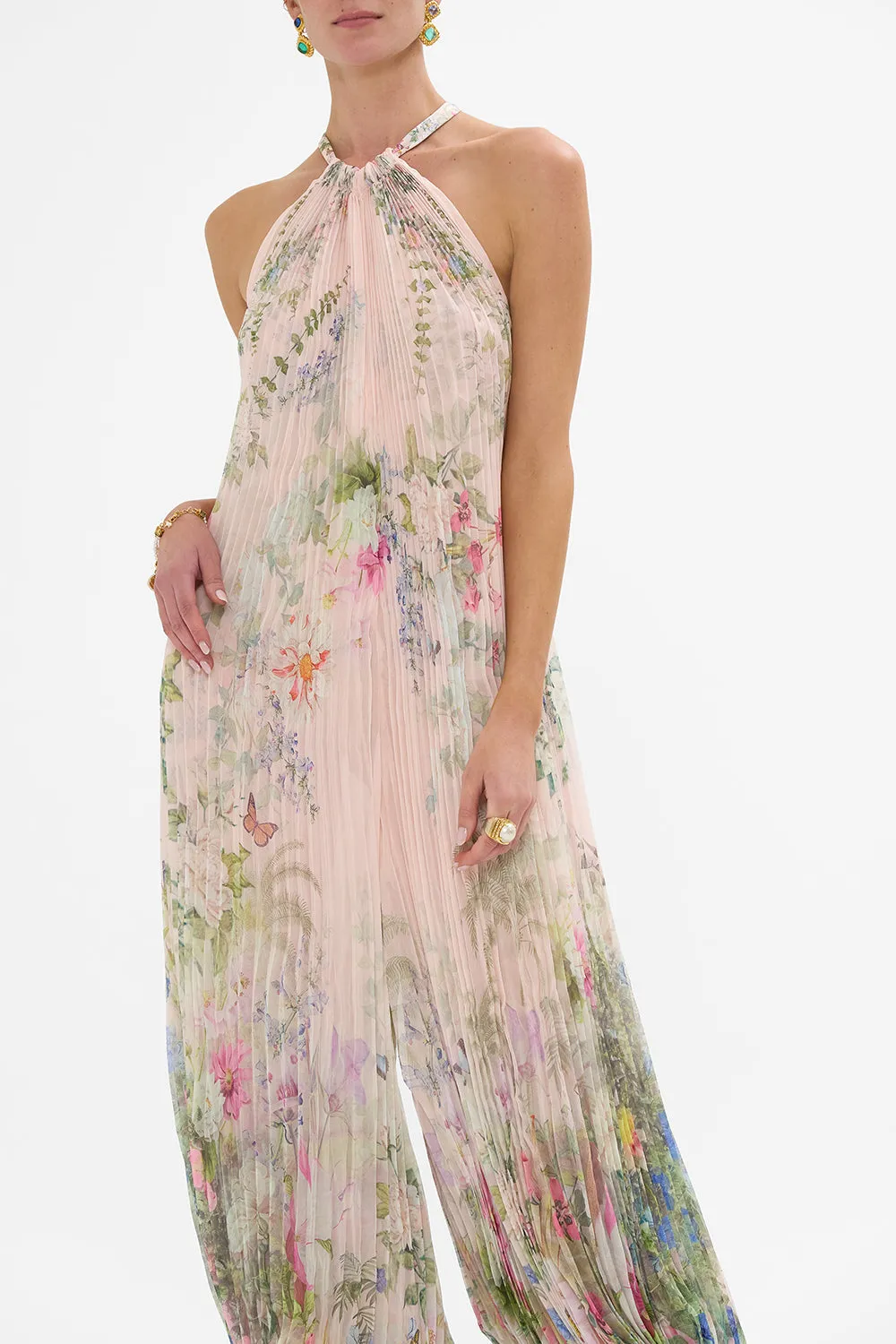 PLISSE JUMPSUIT WITH NECK TIE PALACIO PLAYGROUND sold by Camilla product image thumbnail 5