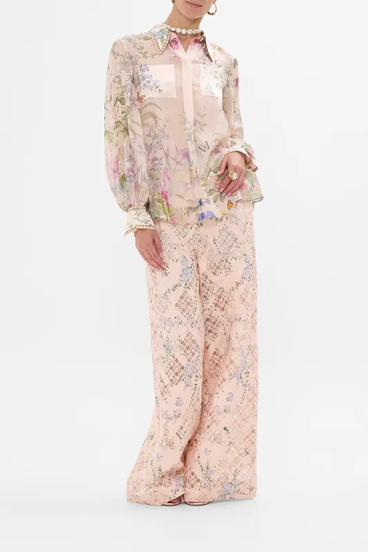 CURVED COLLAR BLOUSE WITH POCKETS PALACIO PLAYGROUND sold by Camilla