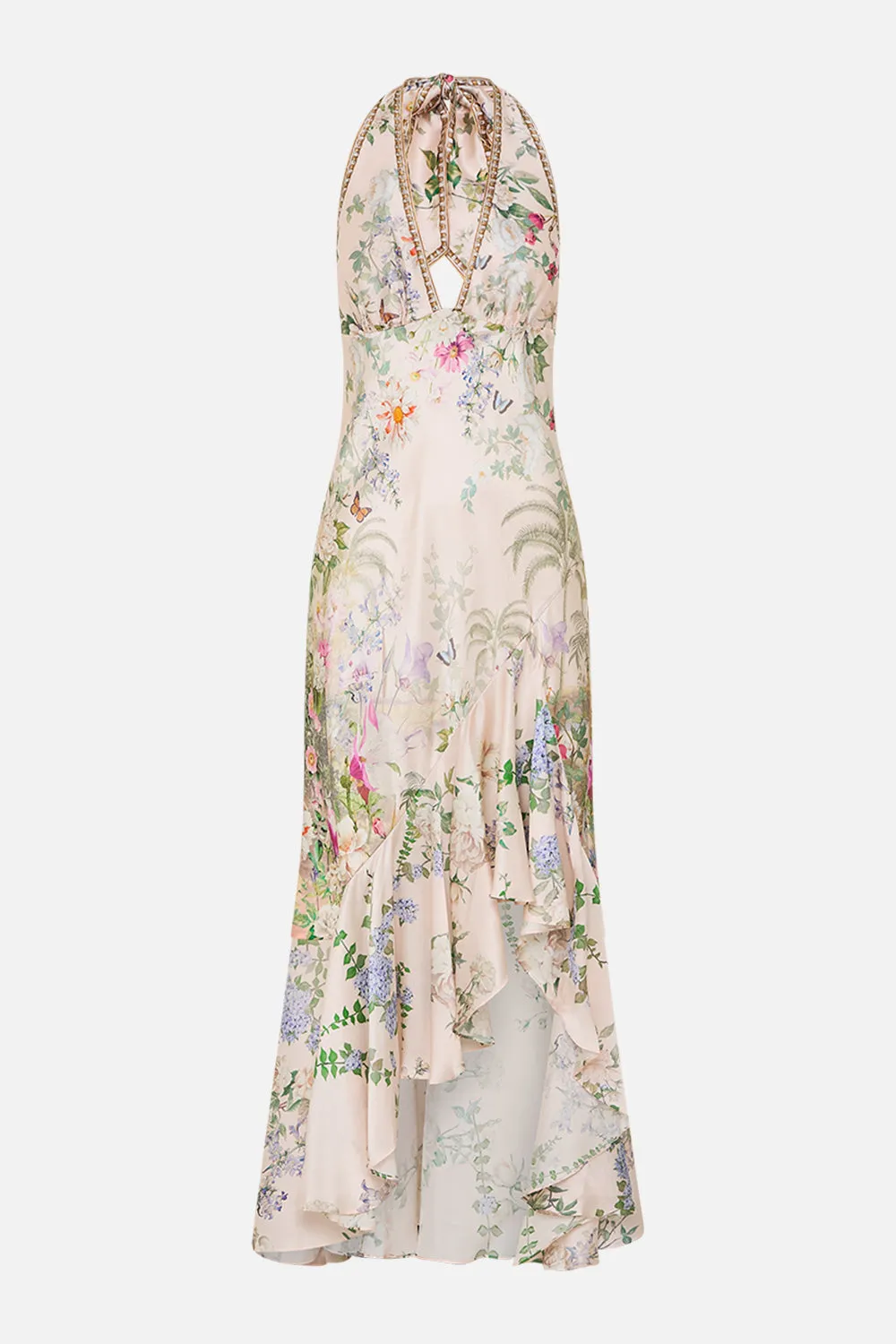 BIAS HALTER DRESS WITH RUFFLE HEM PALACIO PLAYGROUND sold by Camilla product image thumbnail 3