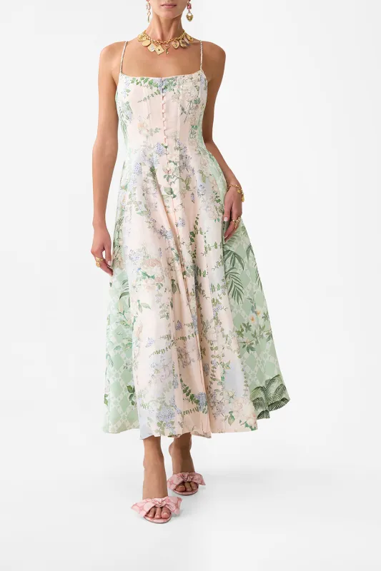 CORSET DRESS WITH LONG FLARED SKIRT PALACIO PLAYGROUND sold by Camilla