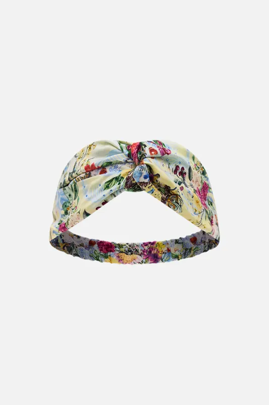 WOVEN TWIST HEADBAND FLOR FANTÁSTICA sold by Camilla