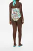 TIE FRONT HALTER NECK ONE PIECE GARDENS OF QUELUZ sold by Camilla