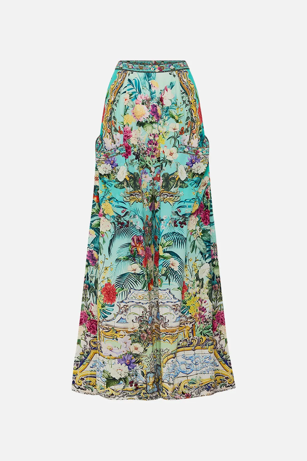 WIDE LEG TROUSER WITH FRONT POCKETS GARDENS OF QUELUZ sold by Camilla product image thumbnail 3