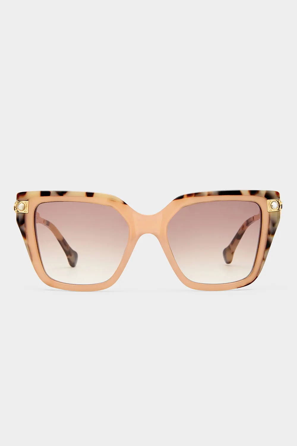 HERE COMES TROUBLE SUNGLASSES MILKY TAN / NATURAL TORT sold by Camilla product image thumbnail 3
