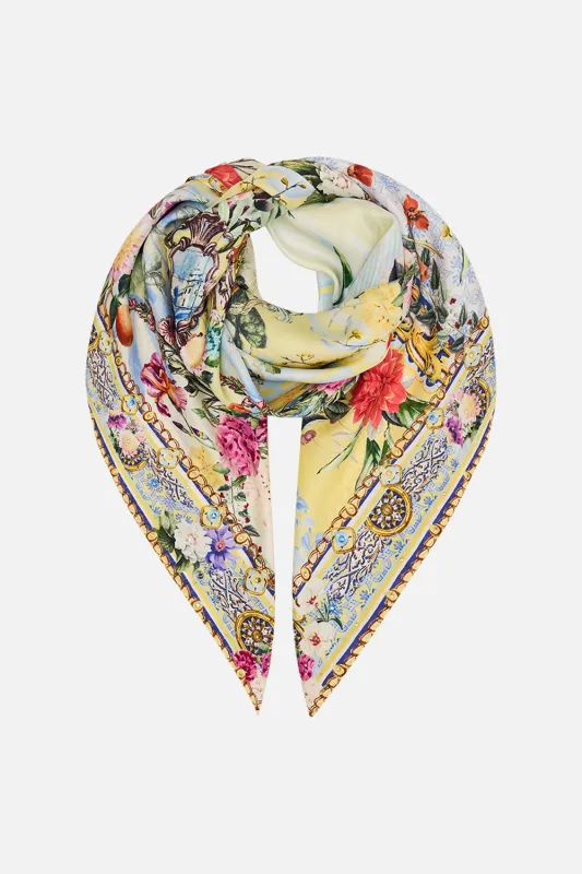 LARGE SQUARE SCARF FLOR FANTÁSTICA sold by Camilla