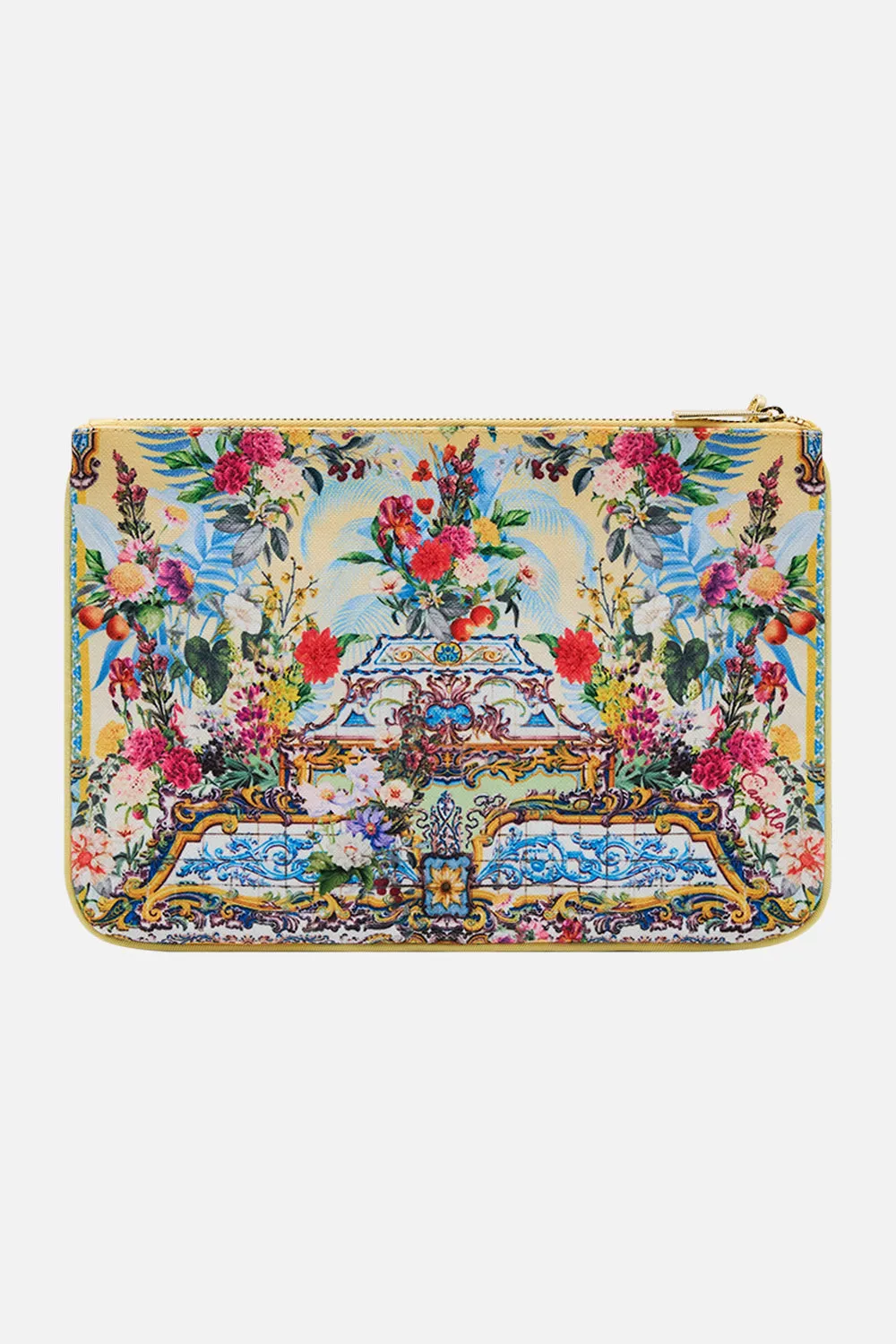 SMALL CANVAS CLUTCH FLOR FANTÁSTICA sold by Camilla product image thumbnail 3