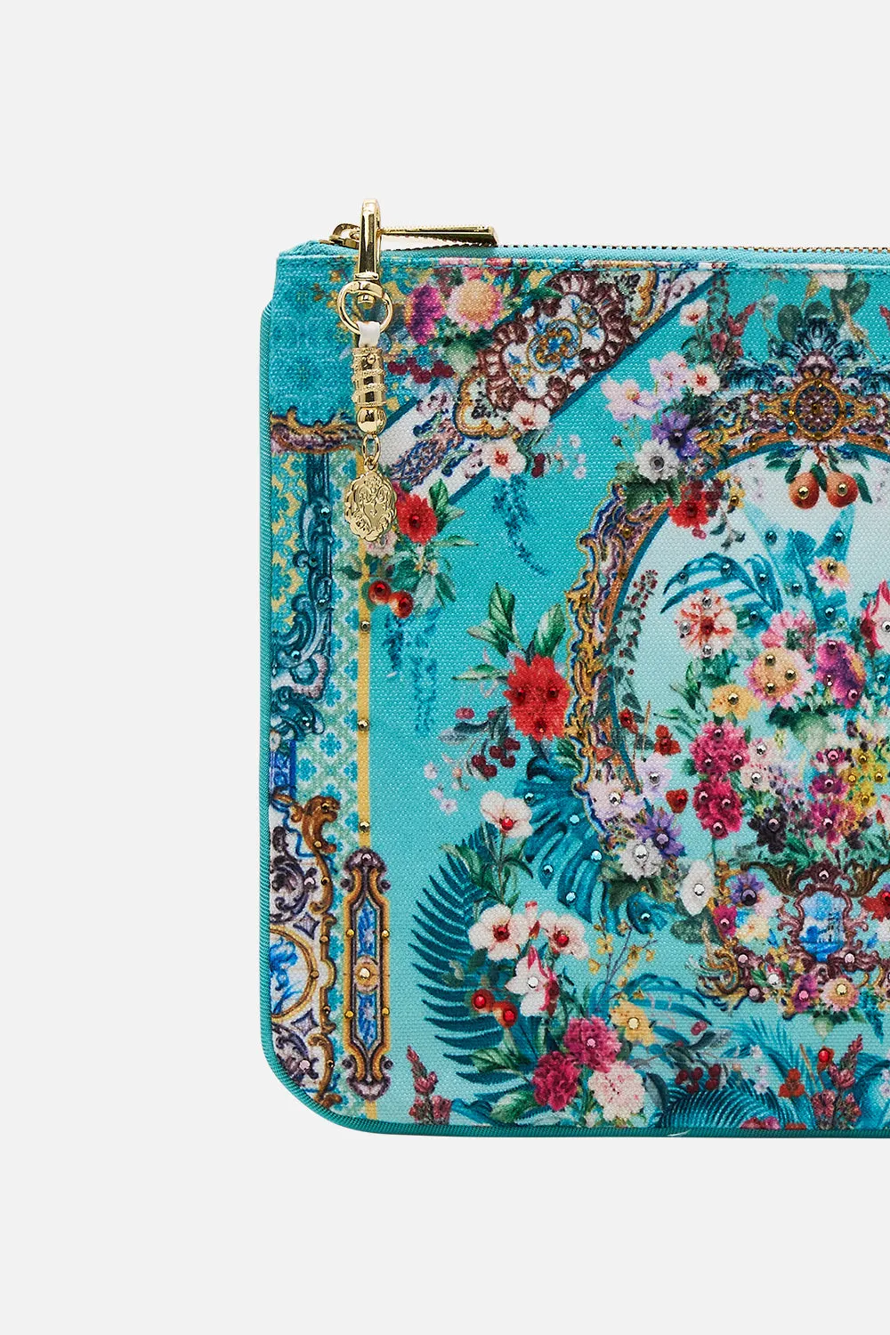 SMALL CANVAS CLUTCH GARDENS OF QUELUZ sold by Camilla product image thumbnail 2