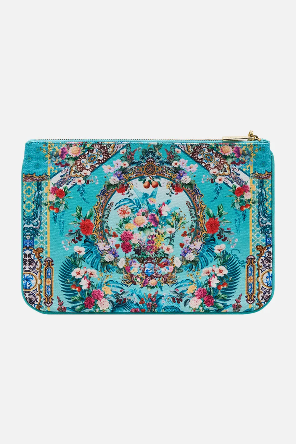 SMALL CANVAS CLUTCH GARDENS OF QUELUZ sold by Camilla product image thumbnail 3
