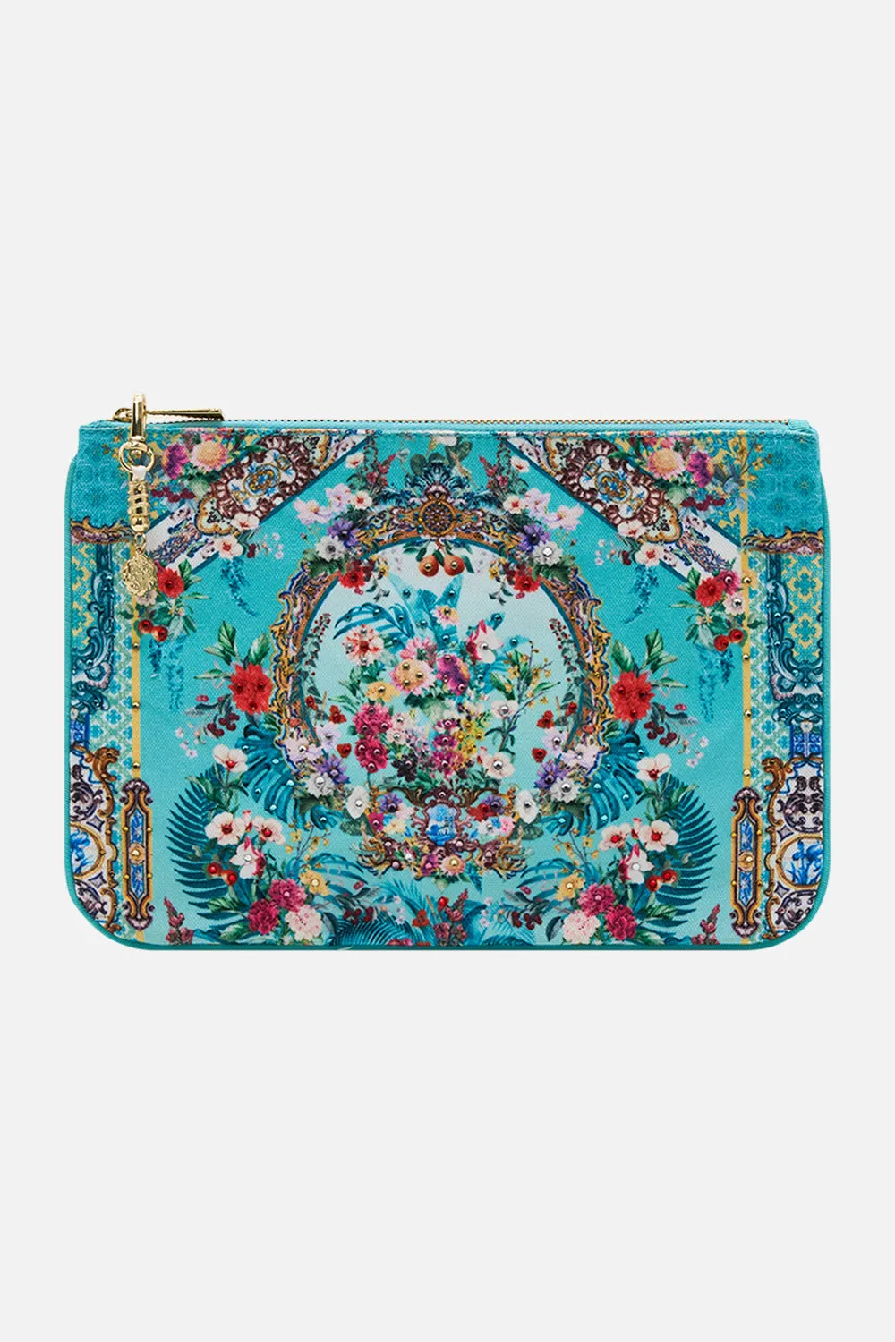 SMALL CANVAS CLUTCH GARDENS OF QUELUZ sold by Camilla