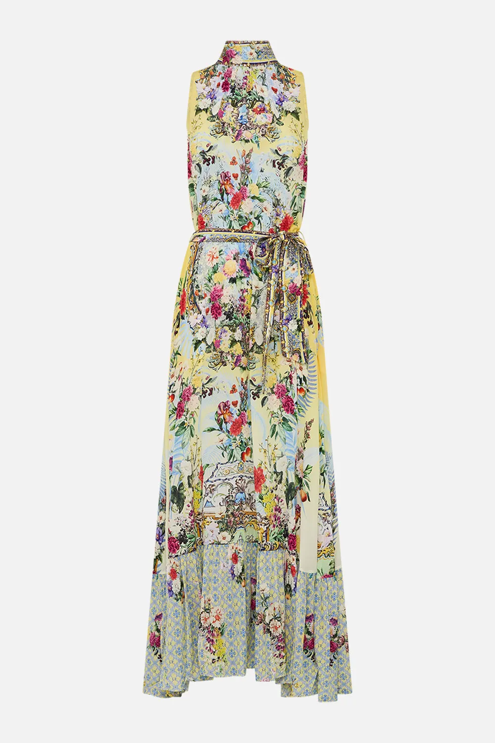 NECKTIE DRESS WITH ELASTICATED WAIST FLOR FANTÁSTICA sold by Camilla product image thumbnail 3