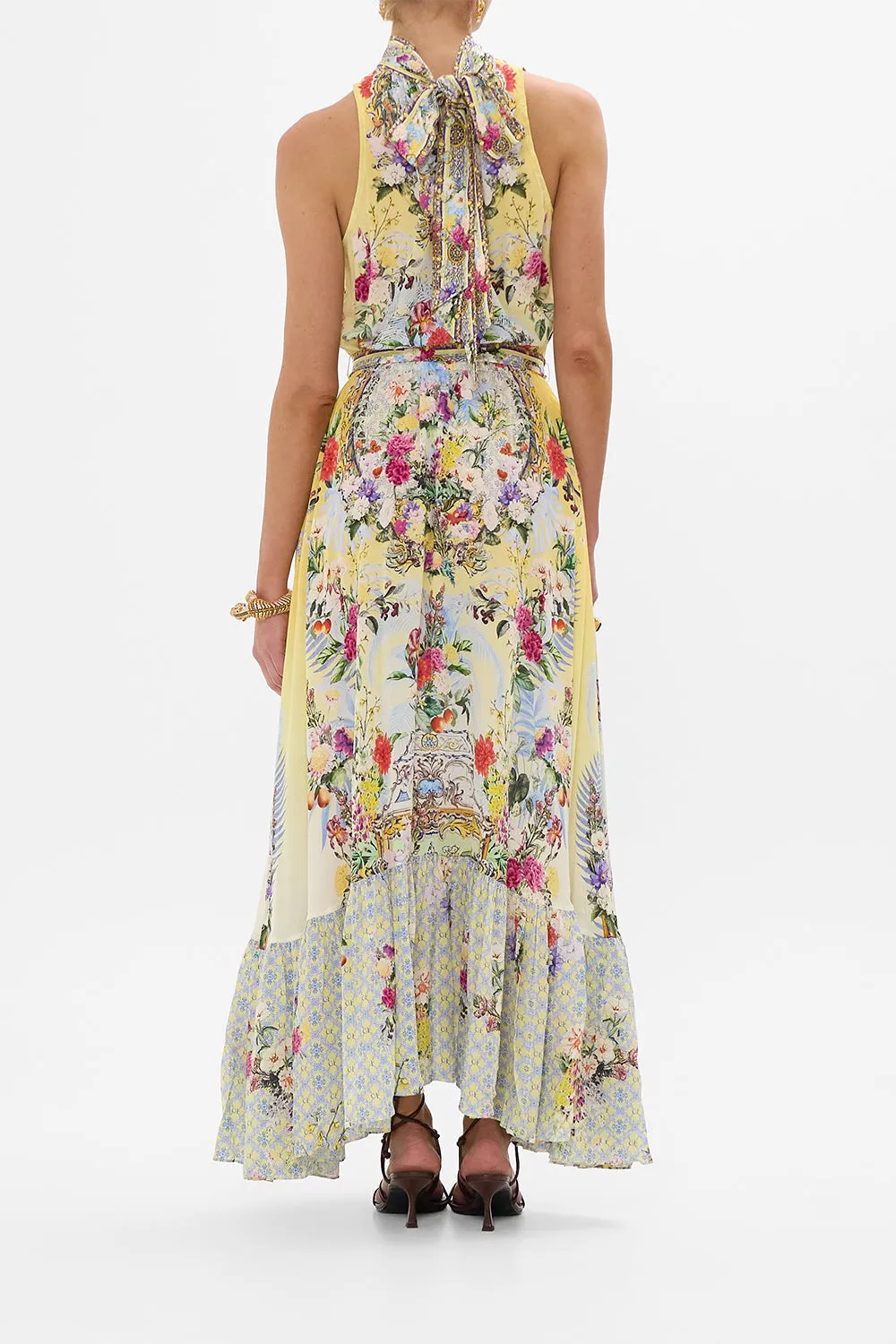 NECKTIE DRESS WITH ELASTICATED WAIST FLOR FANTÁSTICA sold by Camilla product image thumbnail 2