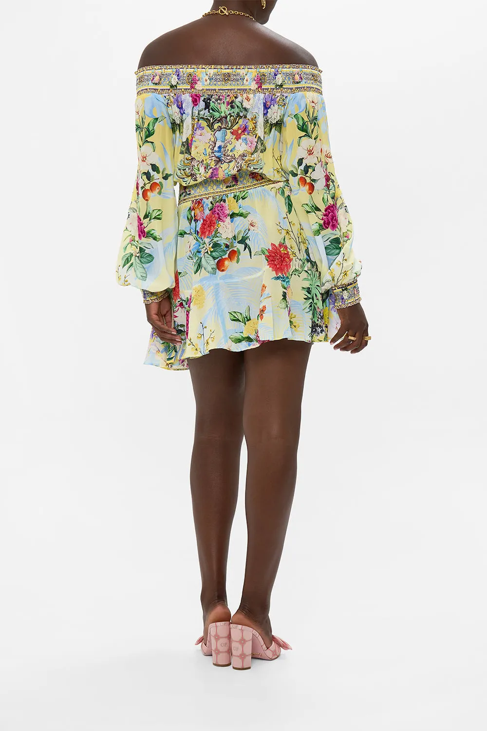 OFF SHOULDER SHORT DRESS FLOR FANTÁSTICA sold by Camilla product image thumbnail 2