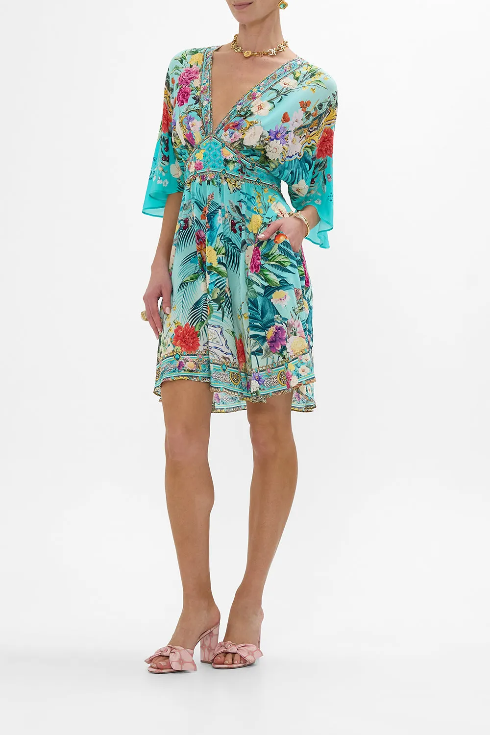 SHORT WAISTED DRESS GARDENS OF QUELUZ sold by Camilla product image thumbnail 4