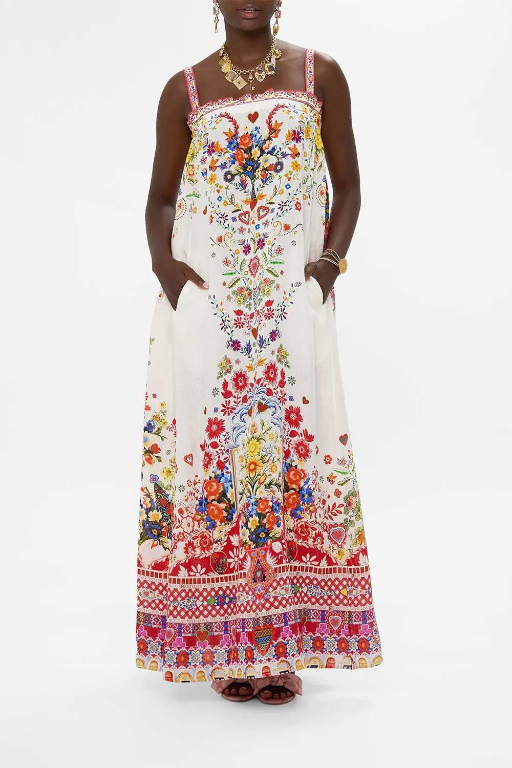 WIDE STRAP SUNDRESS FAITH, LUCK & JUSTICE sold by Camilla