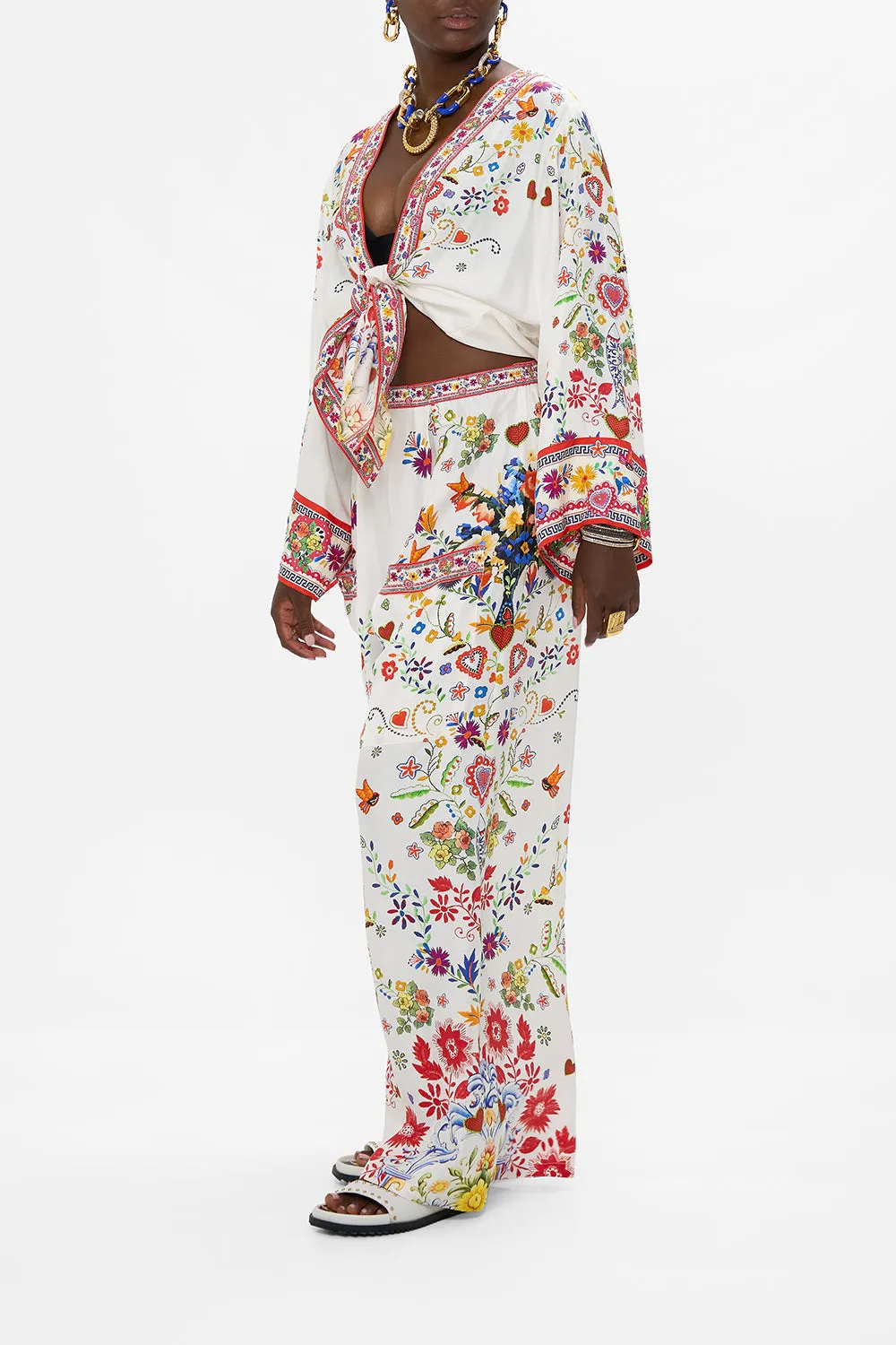 WIDE LEG TROUSER WITH FRONT POCKETS FAITH, LUCK & JUSTICE sold by Camilla product image thumbnail 4