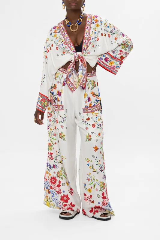 WIDE LEG TROUSER WITH FRONT POCKETS FAITH, LUCK & JUSTICE sold by Camilla