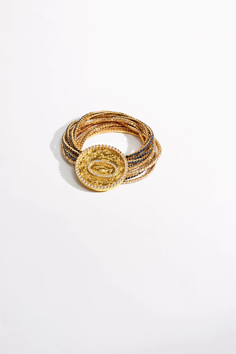 GYPSET GLITTERATI STRETCH BRACELET GOLD sold by Camilla