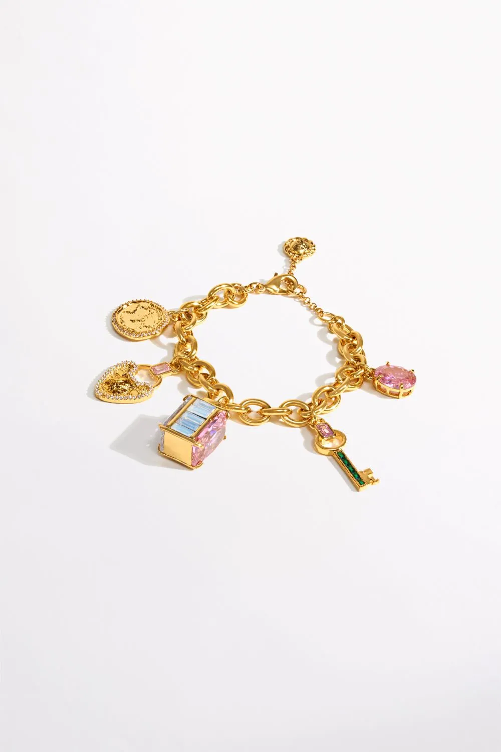 LOCKETS LOADED CHARM BRACELET GOLD sold by Camilla