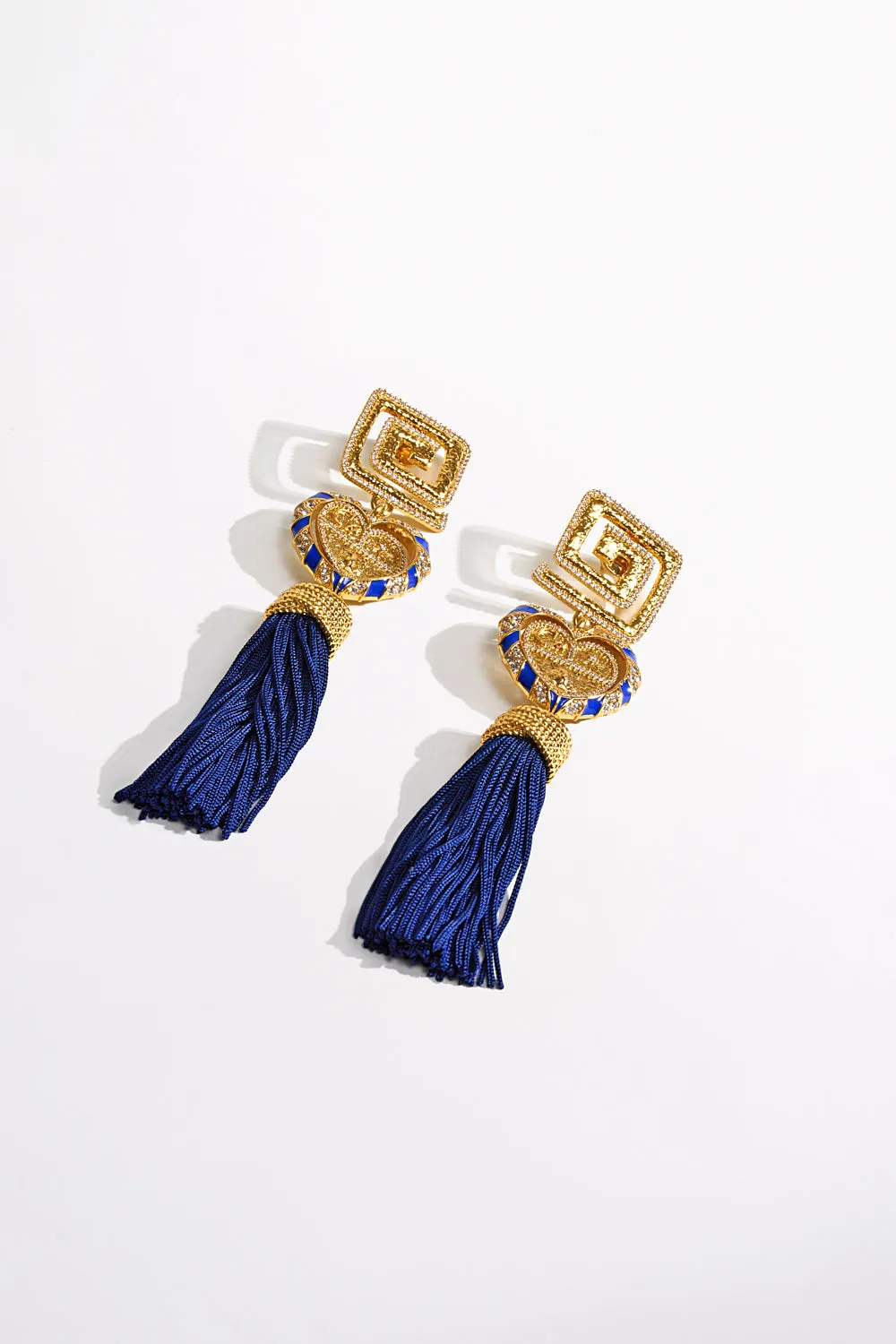 ARTISAN ARTILLERY TASSEL EARRINGS GOLD sold by Camilla product image thumbnail 2
