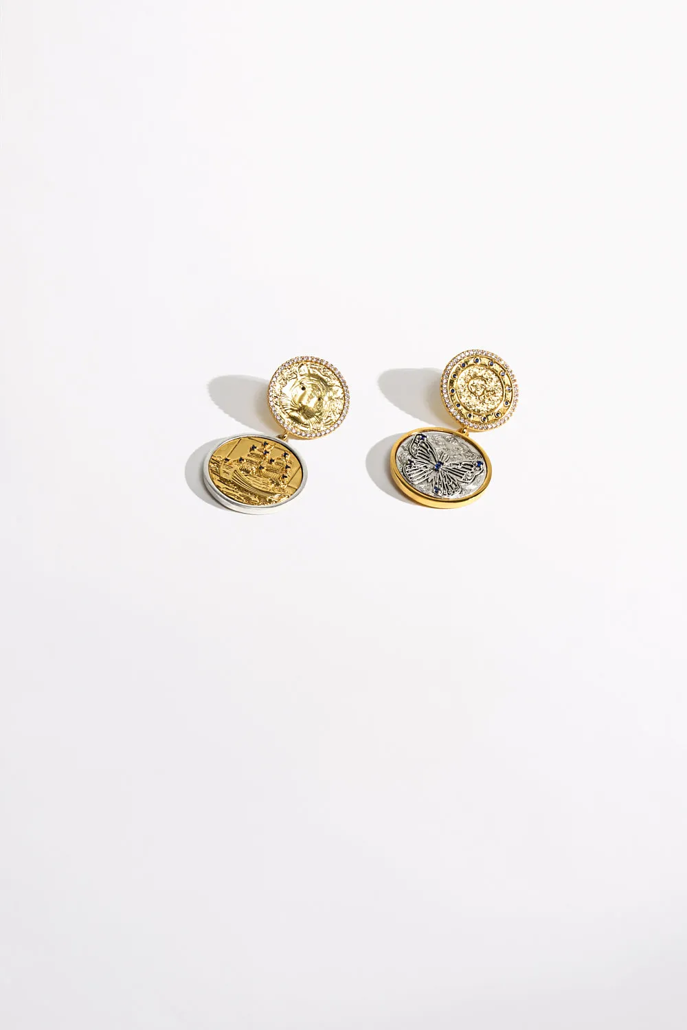 GYPSY GLITTERATI EARRINGS GOLD sold by Camilla