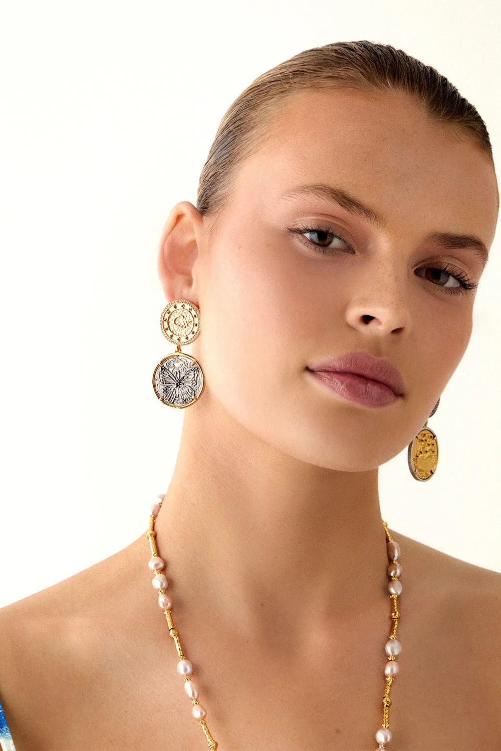GYPSY GLITTERATI EARRINGS GOLD sold by Camilla product image thumbnail 2