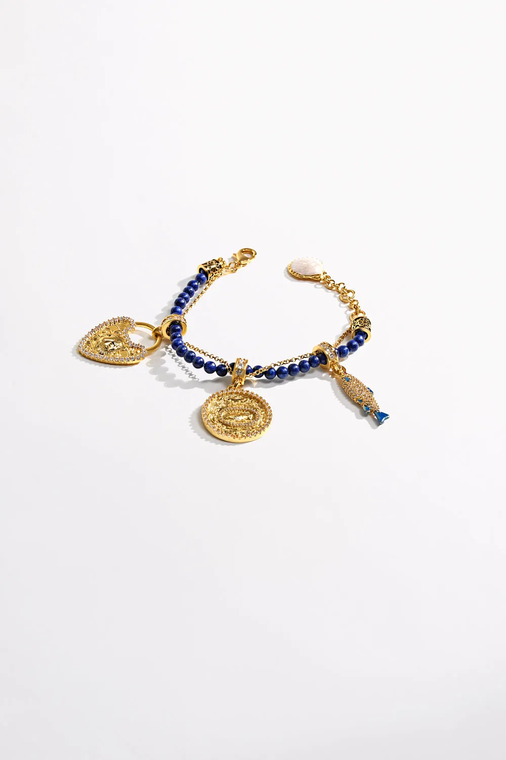 ARTISAN ARTILLERY CHARM BRACELET GOLD sold by Camilla