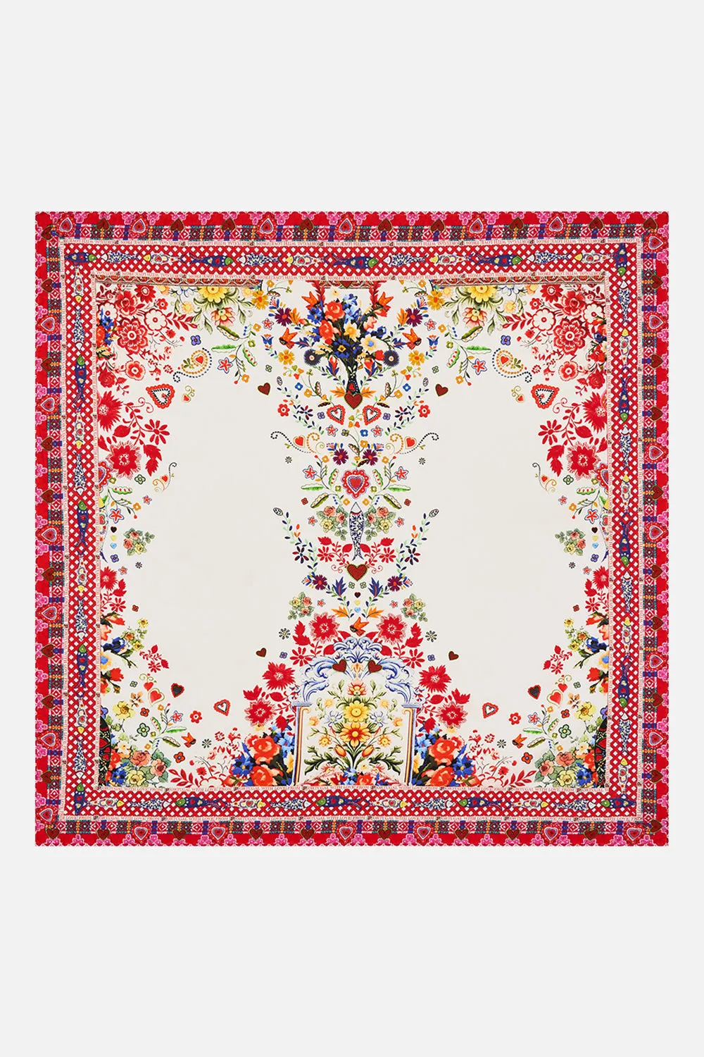 LARGE SQUARE SCARF FAITH, LUCK & JUSTICE sold by Camilla product image thumbnail 2