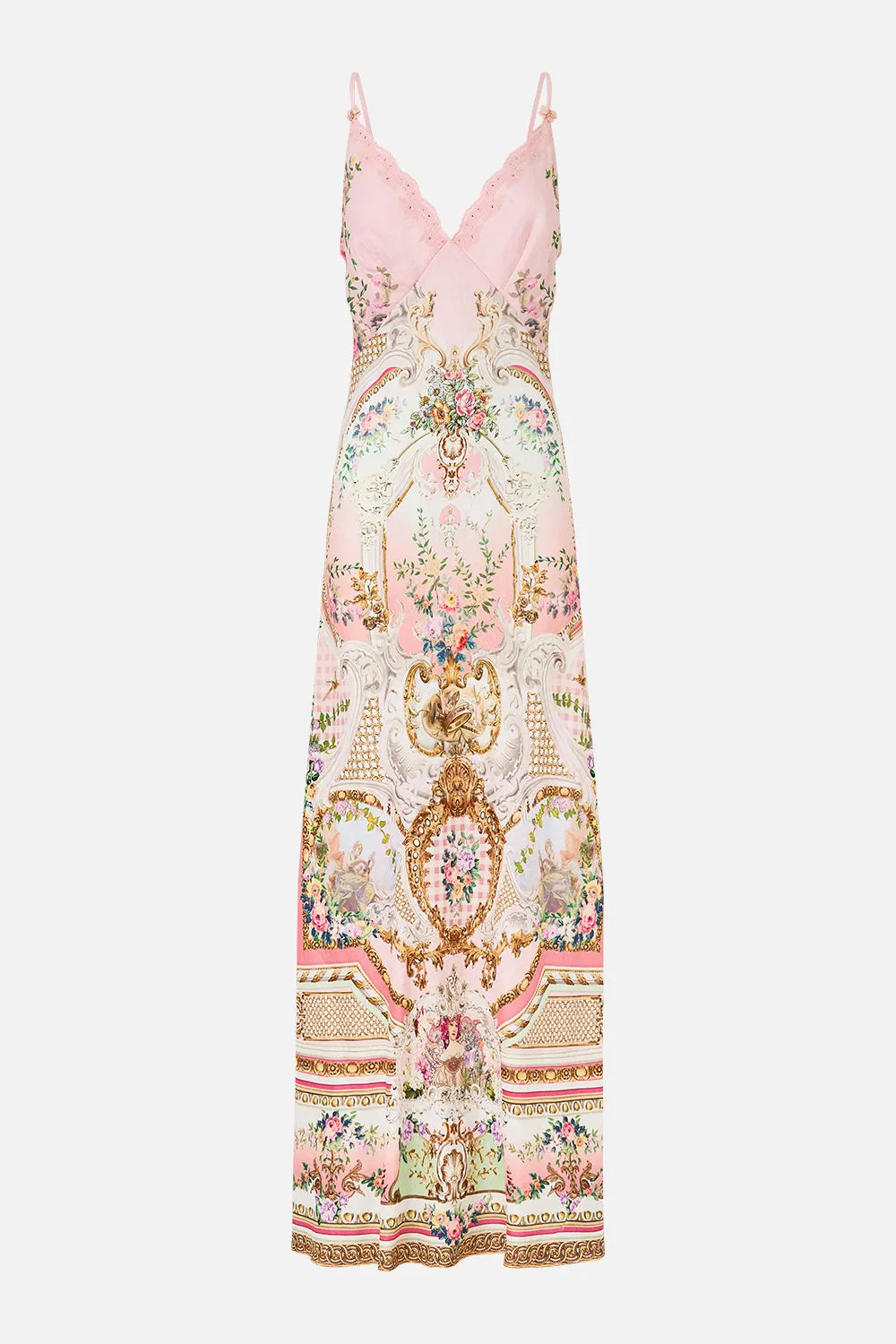 V NECK FULL LENGTH BIAS SLIP DRESS LISBON LULLABY sold by Camilla product image thumbnail 3