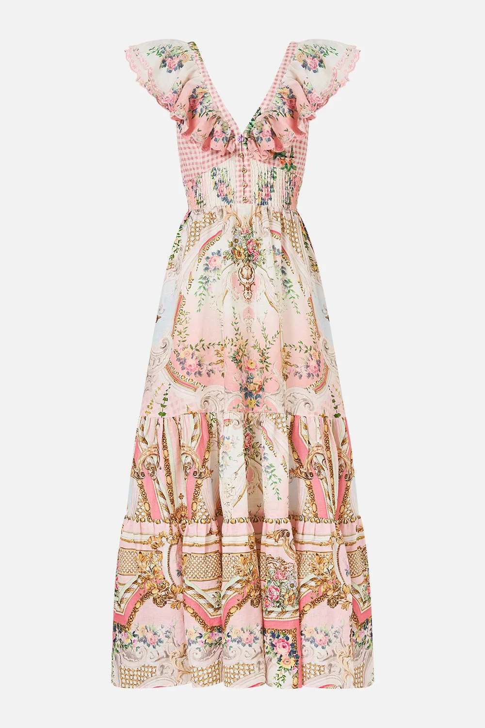 TIERED DRESS WITH NECK FRILL LISBON LULLABY sold by Camilla product image thumbnail 3