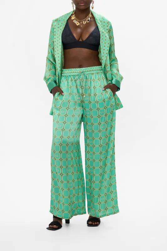 STRAIGHT LEG PANT PESTANA PANORAMA made by Camilla