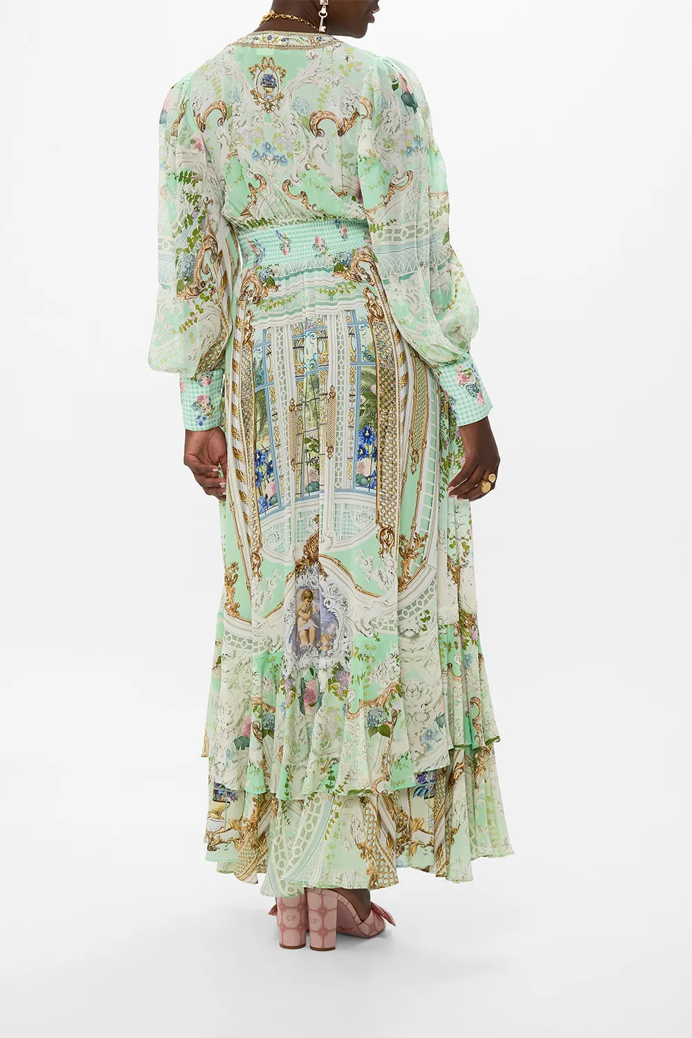 LONG BUTTON FRONT DRESS PESTANA PANORAMA sold by Camilla product image thumbnail 2