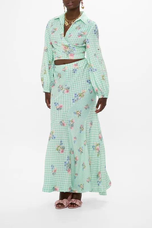 CROPPED WRAP SHIRT PESTANA PANORAMA sold by Camilla