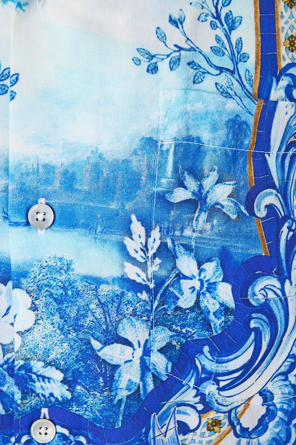 SHORT SLEEVE CAMP COLLARED SHIRT AZUL ADVENTURES sold by Camilla product image thumbnail 3