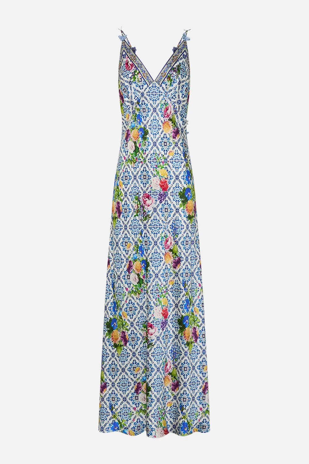 V NECK FULL LENGTH BIAS SLIP DRESS WALL TO WALL WONDERS sold by Camilla product image thumbnail 3