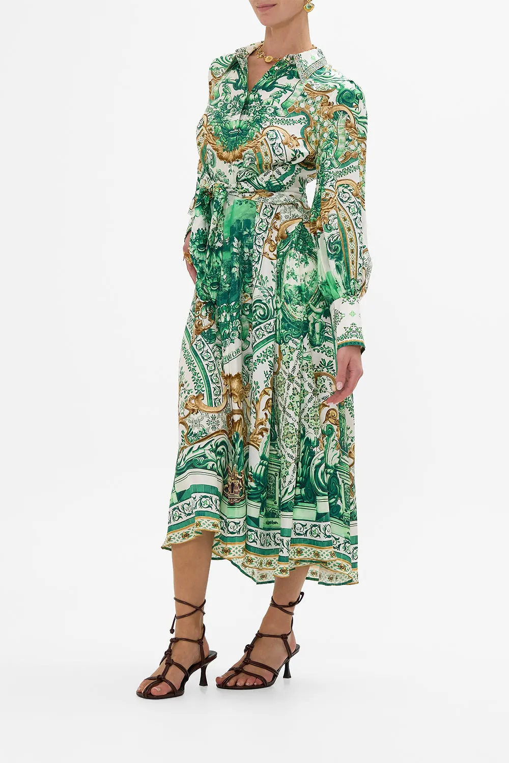 WAIST TIE SHIRT DRESS CORRIDOR OF CALM sold by Camilla product image thumbnail 4