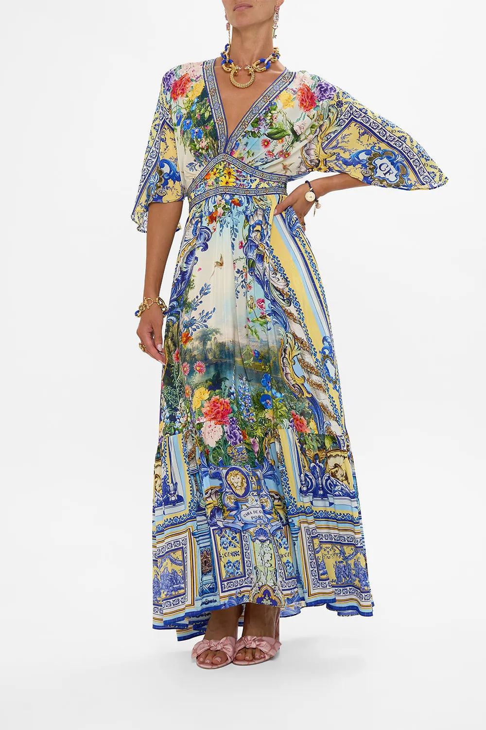 WAISTED DRESS WITH HEM RUFFLE WALL TO WALL WONDERS sold by Camilla product image thumbnail 4