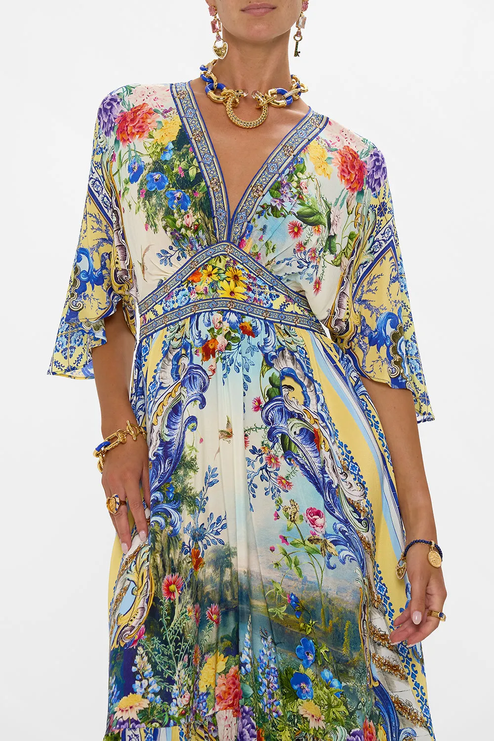 WAISTED DRESS WITH HEM RUFFLE WALL TO WALL WONDERS sold by Camilla product image thumbnail 5