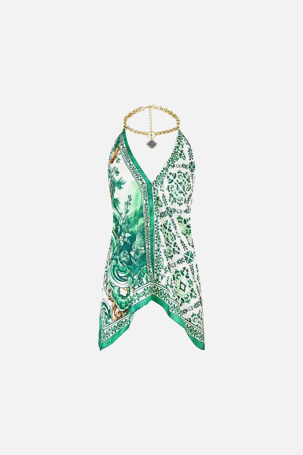KNOTTED SCARF TOP CORRIDOR OF CALM sold by Camilla product image thumbnail 3