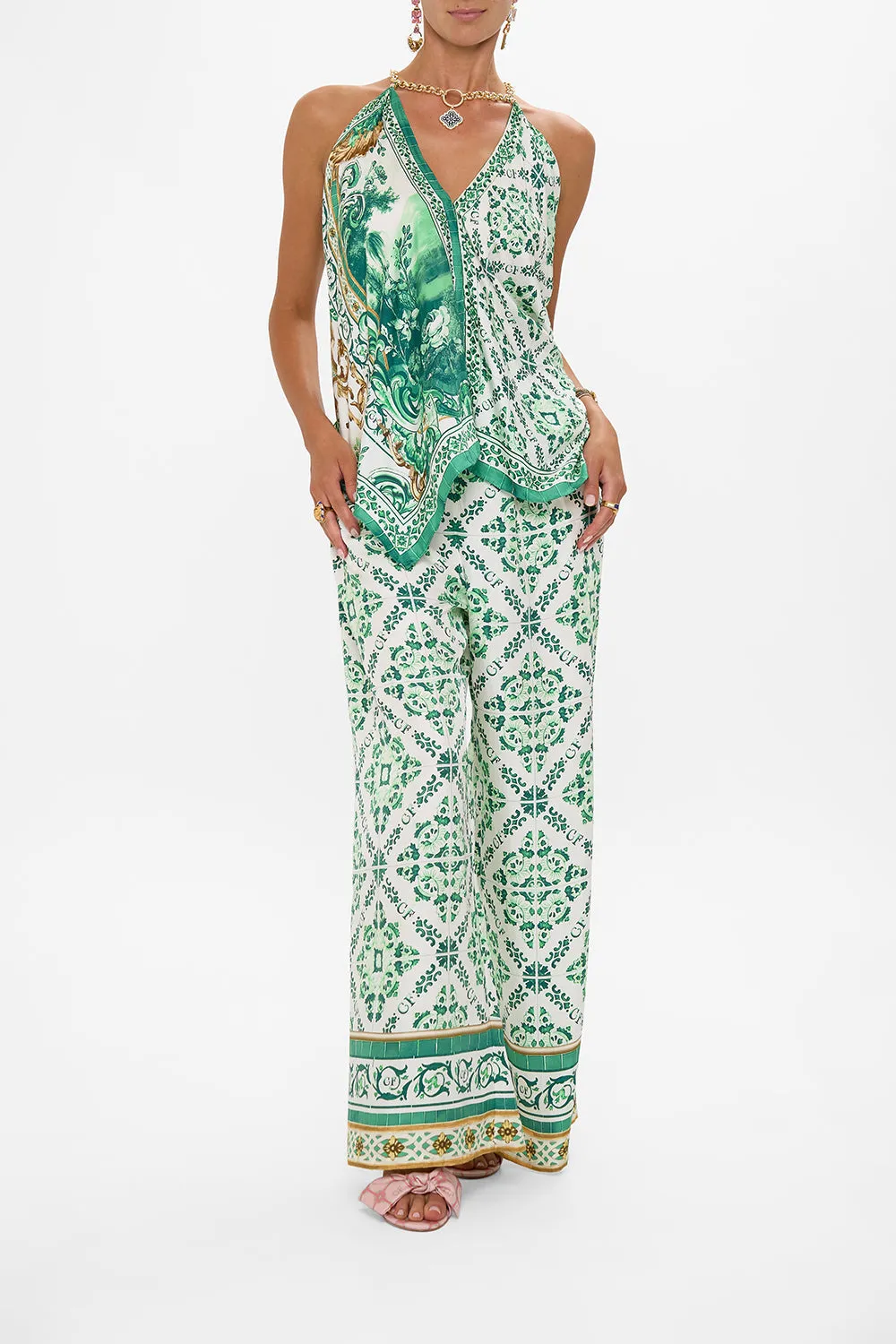 KNOTTED SCARF TOP CORRIDOR OF CALM sold by Camilla