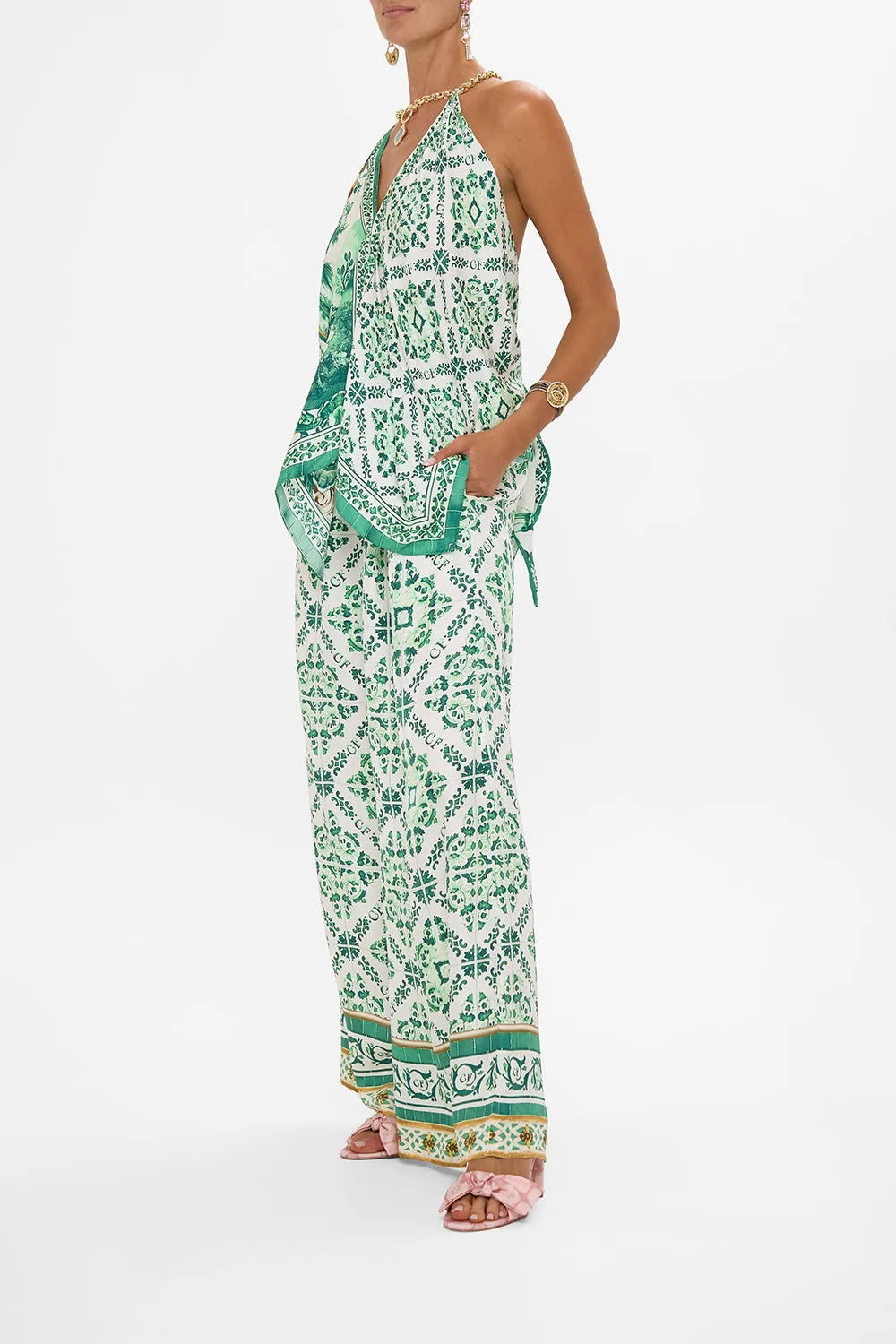 KNOTTED SCARF TOP CORRIDOR OF CALM sold by Camilla product image thumbnail 4